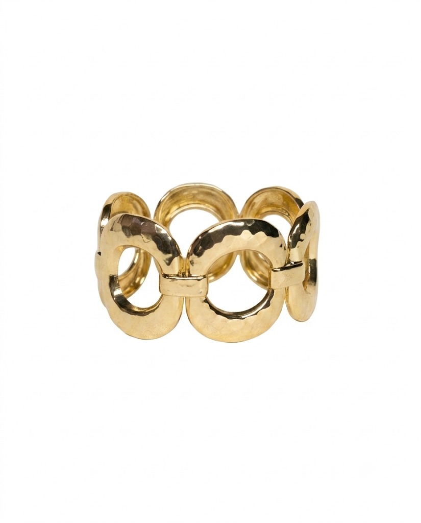 Hammered Link Kada